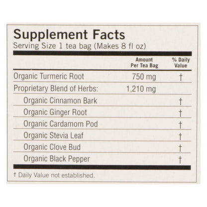 Yogi Tea - Organic - Honey Chai Turmeric - Case Of 6 - 16 Bag - Renee Lane Company
