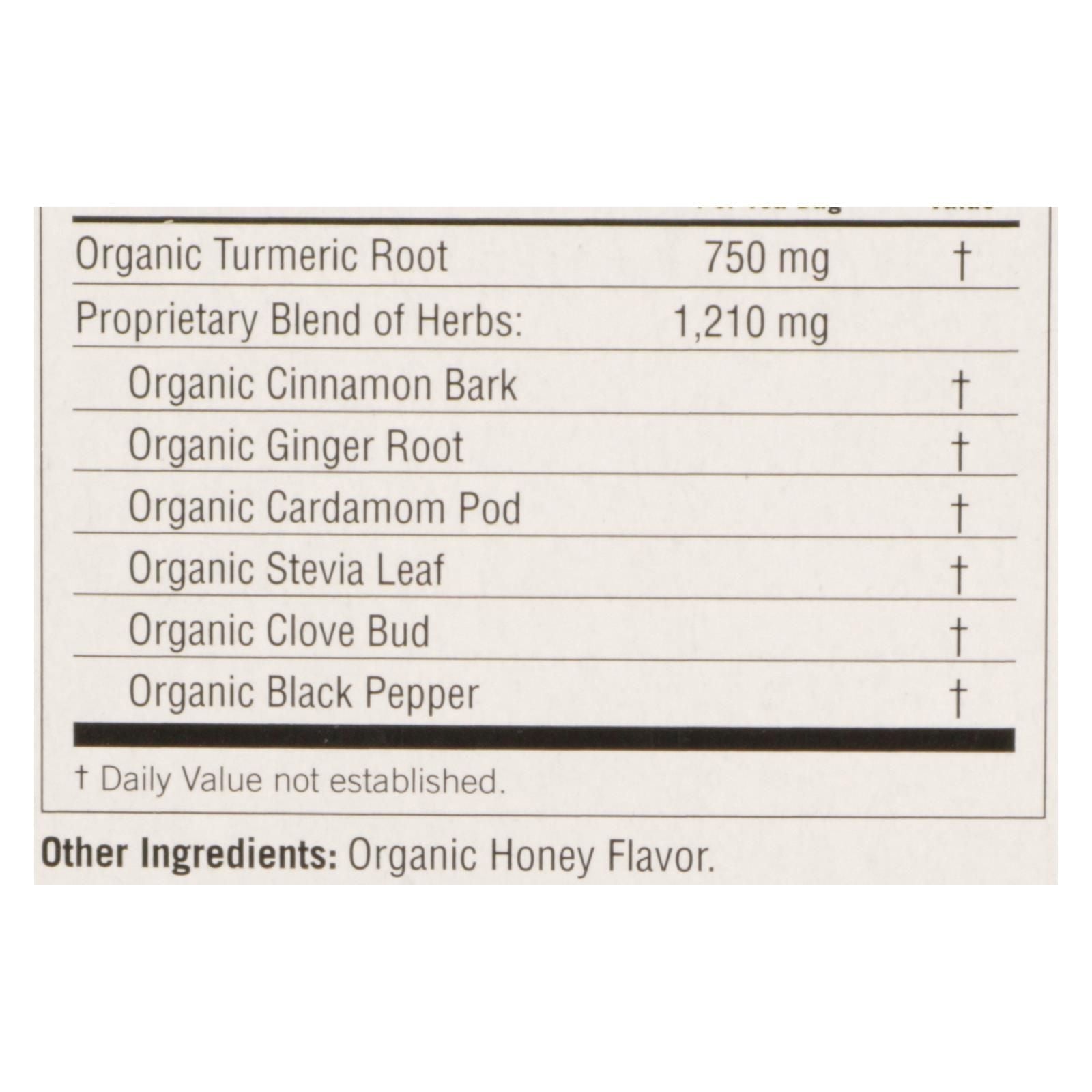 Yogi Tea - Organic - Honey Chai Turmeric - Case Of 6 - 16 Bag - Renee Lane Company