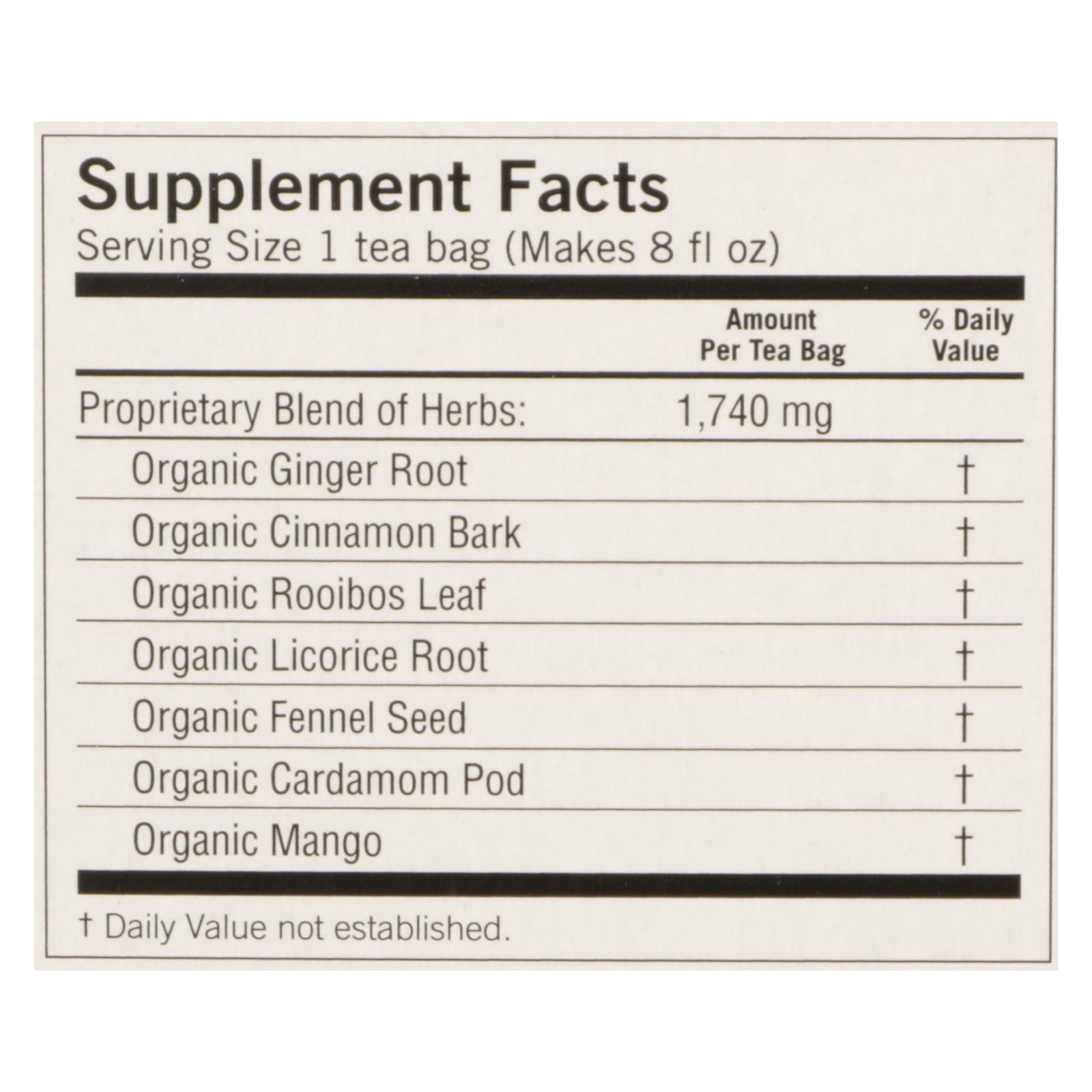Yogi Tea - Organic - Mango Ginger - Case Of 6 - 16 Bag - Renee Lane Company