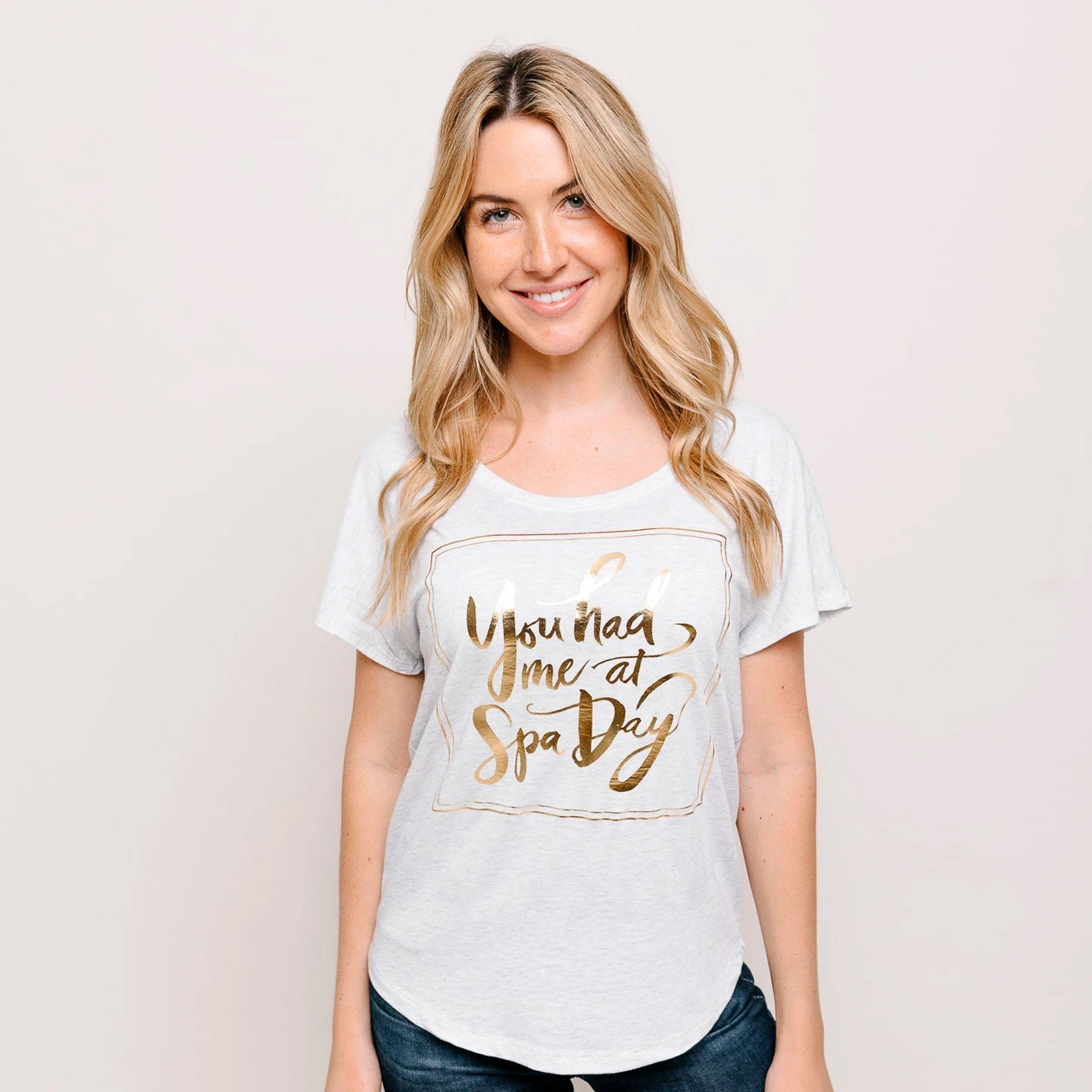 You Had Me at Spa Day Women's T-Shirt | Lucky Owl - Renee Lane Company