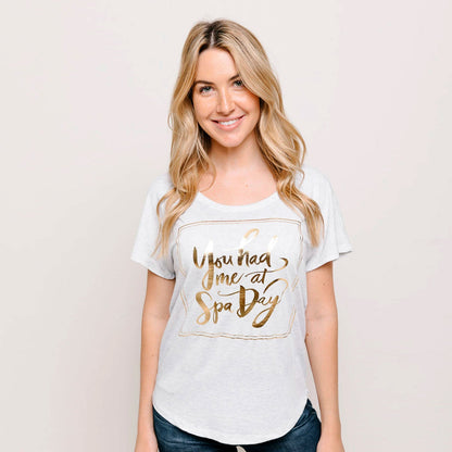 You Had Me at Spa Day Women's T-Shirt | Lucky Owl - Renee Lane Company