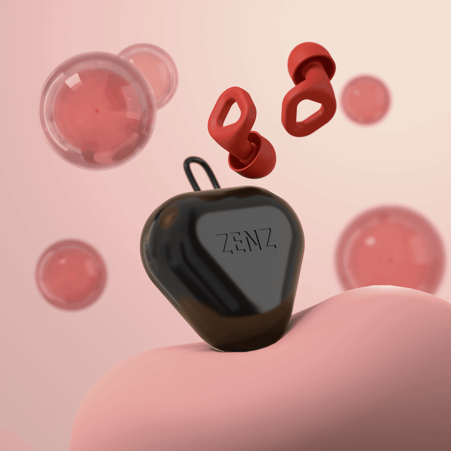 ZENZ - Unwind Earplugs - Fiery Red - Renee Lane Company