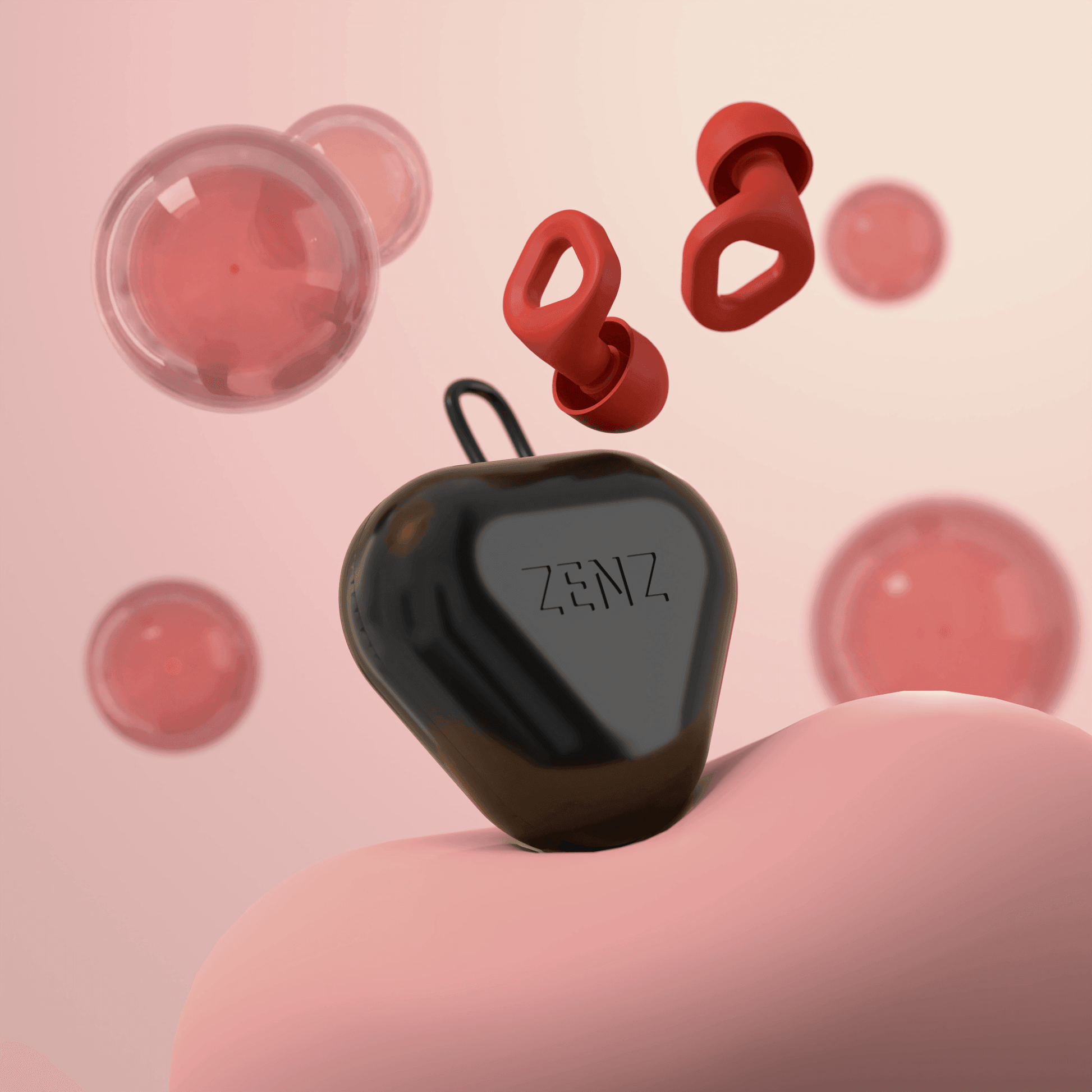 ZENZ - Unwind Earplugs - Fiery Red - Renee Lane Company