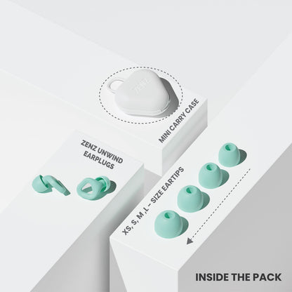 ZENZ - Unwind Earplugs - Mossy Mint - Renee Lane Company