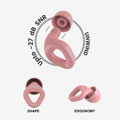 ZENZ - Unwind Earplugs - Mystic Pink - Renee Lane Company
