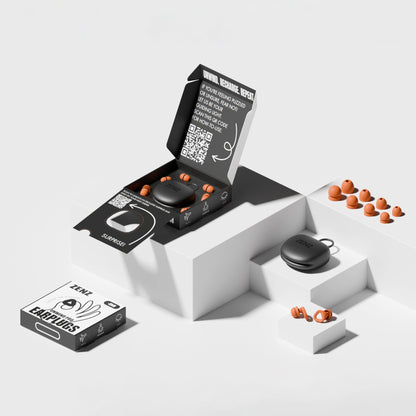 ZENZ - Unwind Pro Earplugs - Blaze Orange - Renee Lane Company
