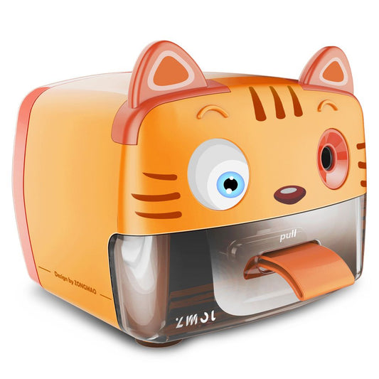 ZMOL Electric Pencil Sharpener, Heavy-duty Pencil Sharpener For Schools And Classrooms, Cute Children's Automatic Pencil Sharpener, Automatic Stop Function For No. 2 And Colored Pencils - Renee Lane Company