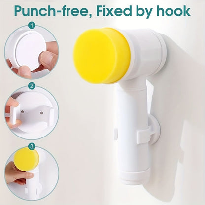 ZaneForest Electric Spin Scrubber, Electric Cleaning Brush With 3 Brush Heads, Bathroom Rechargeable Scrub Brush,Shower Scrubber For Cleaning Wall/Bathtub/Toilet/Window/Kitchen/Sink/Dish/Grout - Renee Lane Company