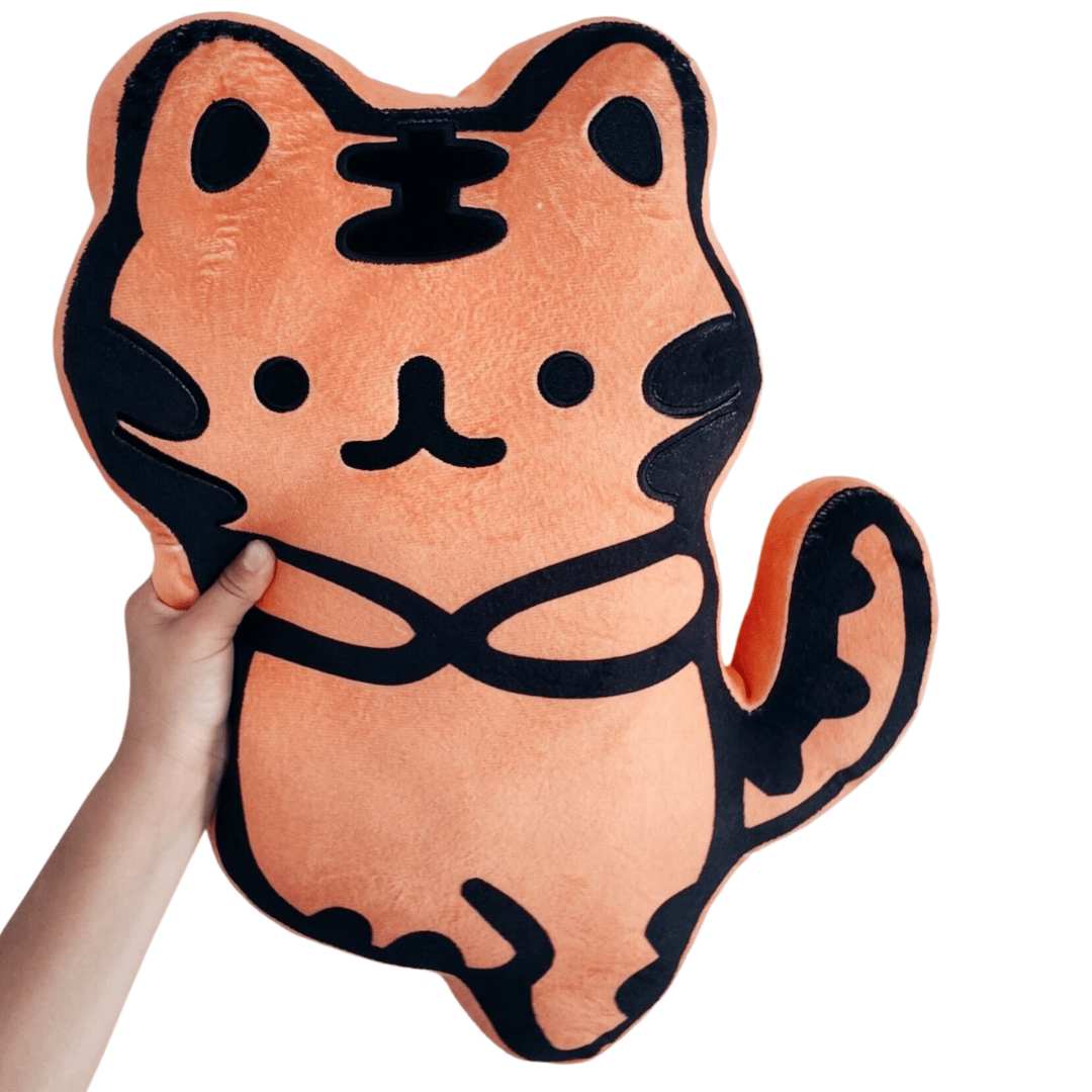 Zen Tiger Plushie | Lucky Owl - Renee Lane Company
