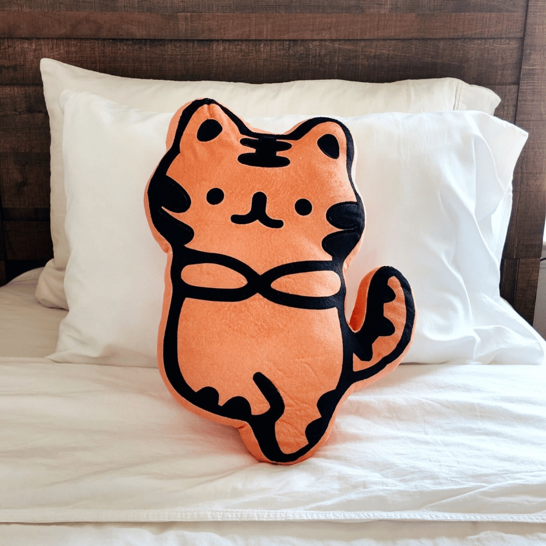 Zen Tiger Plushie | Lucky Owl - Renee Lane Company
