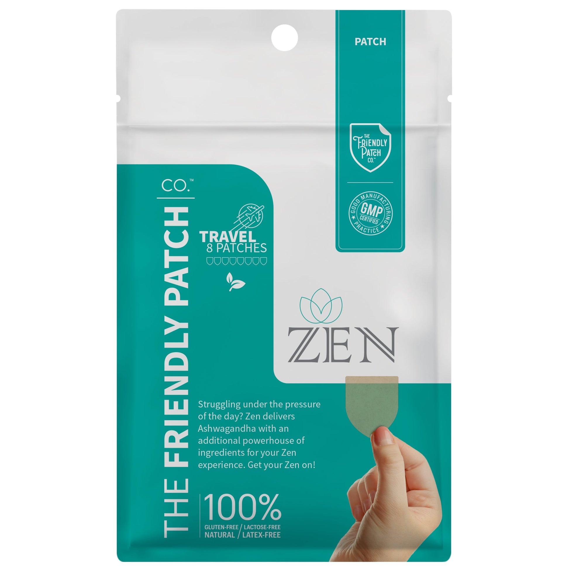 Zen - Relax & Let Go travel patches 8 pack - Renee Lane Company