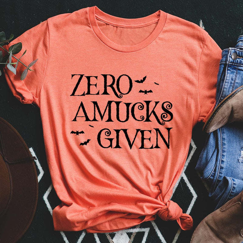 Zero Amucks Given T-Shirt - Renee Lane Company