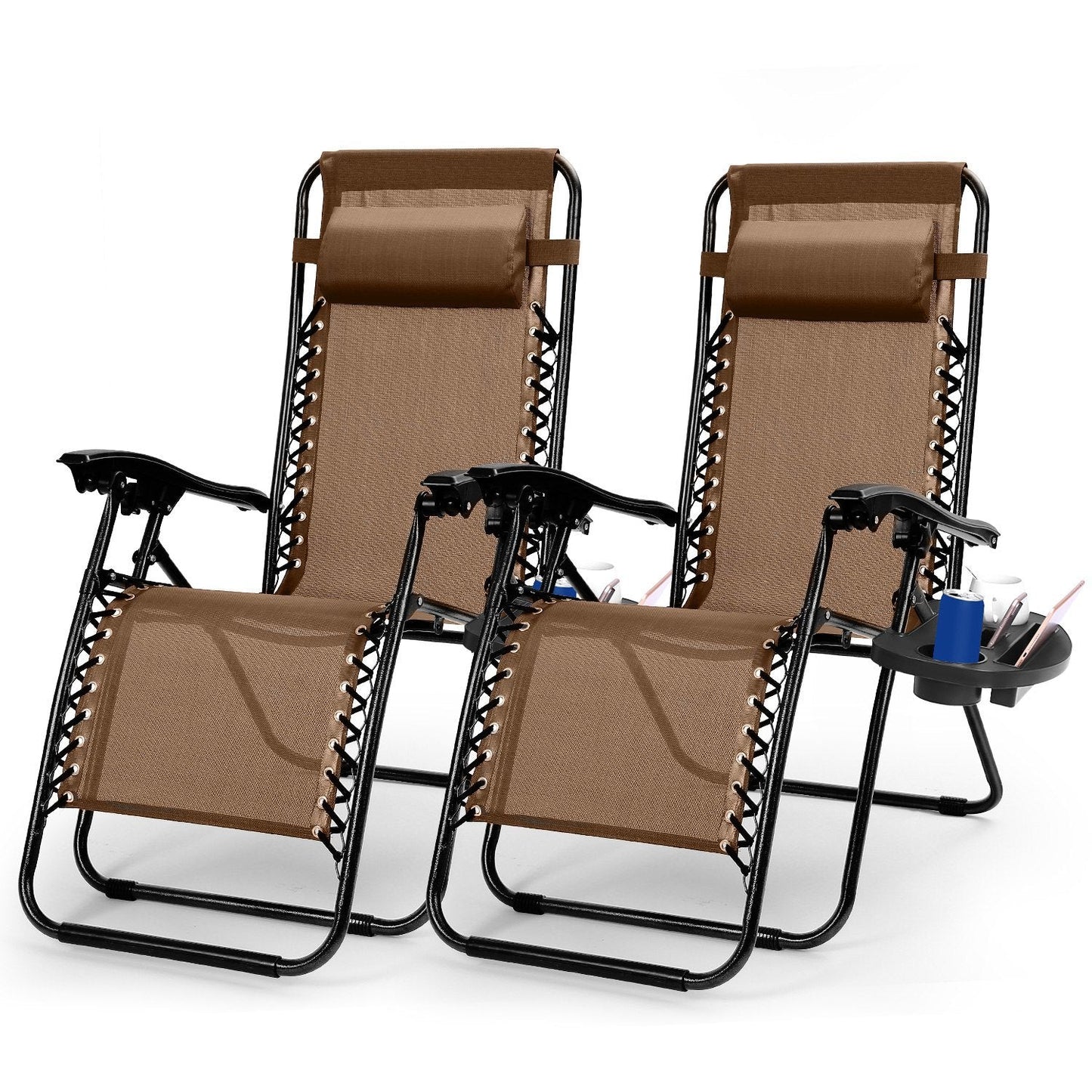 Zero Gravity Recliner Set – Ergonomic, Foldable & 330lb Capacity - Renee Lane Company