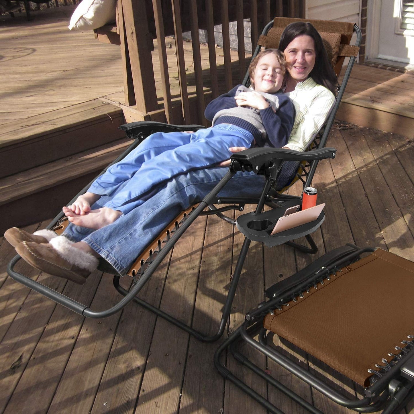 Zero Gravity Recliner Set – Ergonomic, Foldable & 330lb Capacity - Renee Lane Company