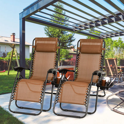 Zero Gravity Recliner Set – Ergonomic, Foldable & 330lb Capacity - Renee Lane Company