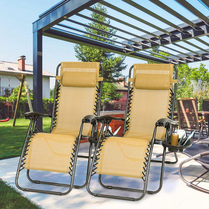 Zero Gravity Recliner Set – Ergonomic, Foldable & 330lb Capacity - Renee Lane Company