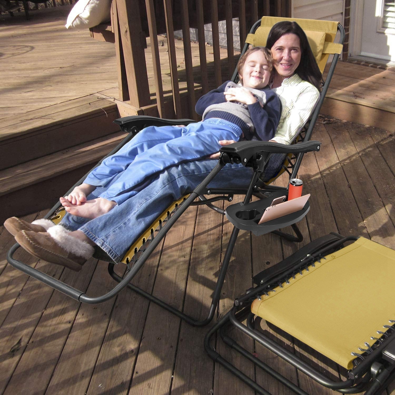 Zero Gravity Recliner Set – Ergonomic, Foldable & 330lb Capacity - Renee Lane Company