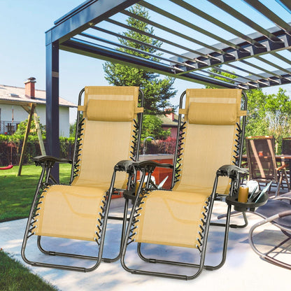 Zero Gravity Recliner Set – Ergonomic, Foldable & 330lb Capacity - Renee Lane Company