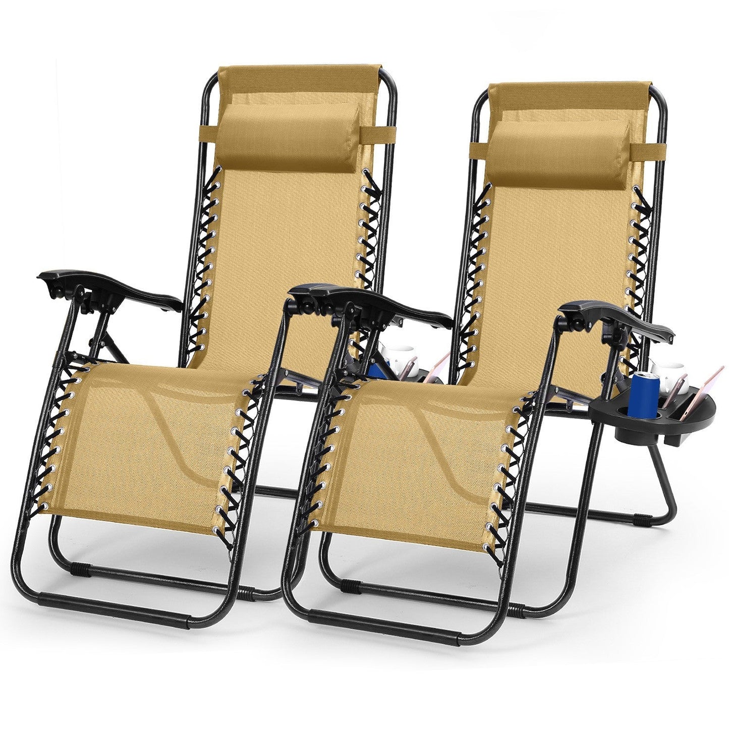 Zero Gravity Recliner Set – Ergonomic, Foldable & 330lb Capacity - Renee Lane Company