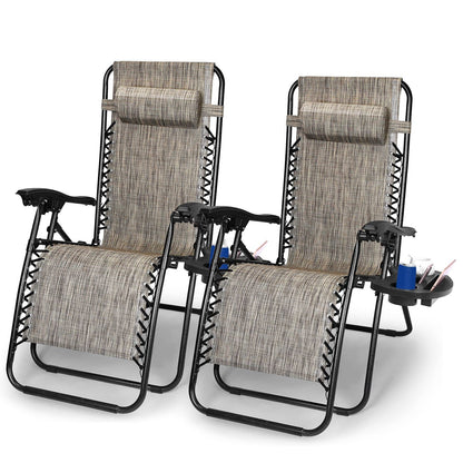 Zero Gravity Recliner Set – Ergonomic, Foldable & 330lb Capacity - Renee Lane Company