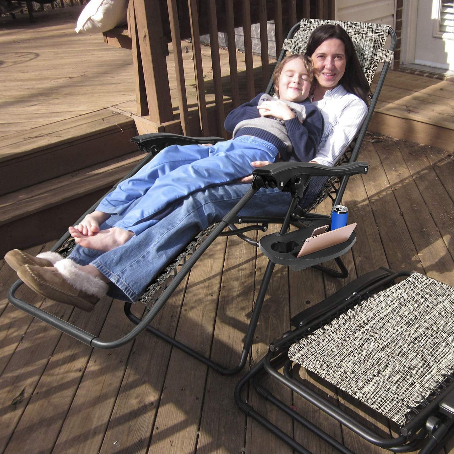 Zero Gravity Recliner Set – Ergonomic, Foldable & 330lb Capacity - Renee Lane Company