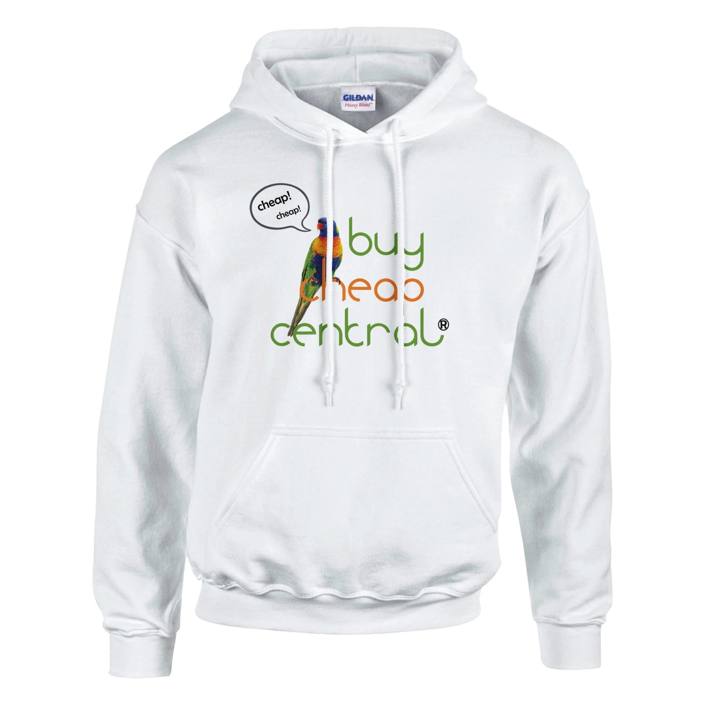 Classic Unisex Pullover Hoodie | Gildan® 18500 White