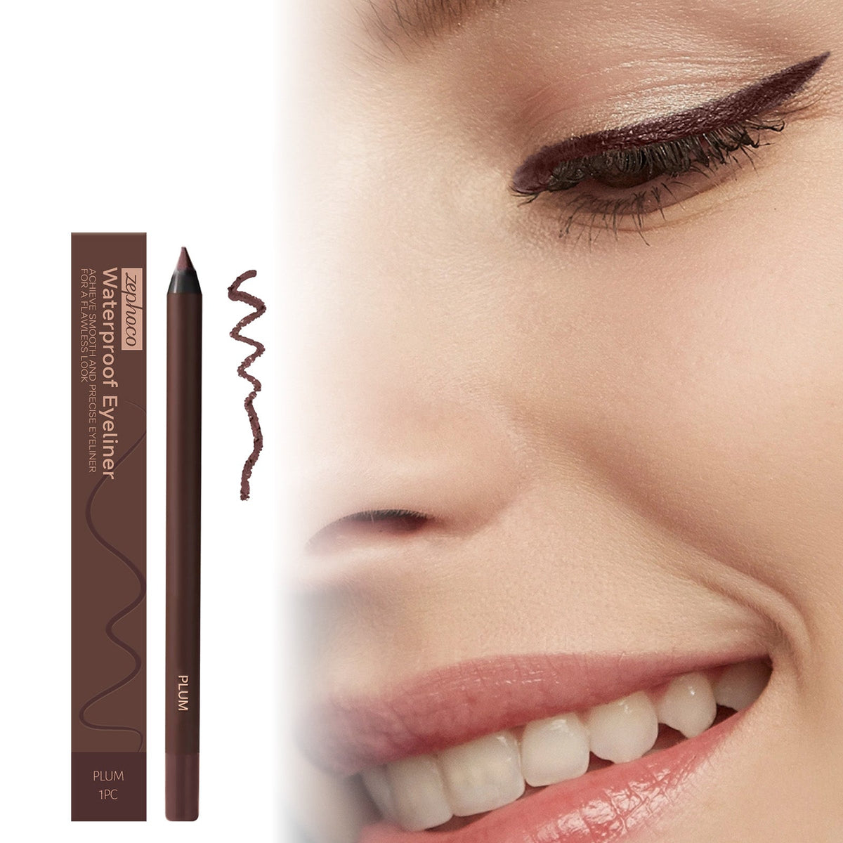 Waterproof Eyeliner Plum Color