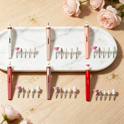 Electric Nail Drill In Rose Gold, Boxed