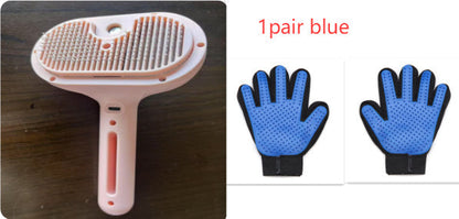 Pet Comb Self Cleaning Pets Hair Remover Brush For Dogs Grooming Tools Dematting Comb Built-in Mist Humidifier Pet Products - Renee Lane Company