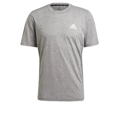 adidas AEROREADY Designed to Move Feelready Sport Tee Mens Grey Size 3XLT - Renee Lane Company