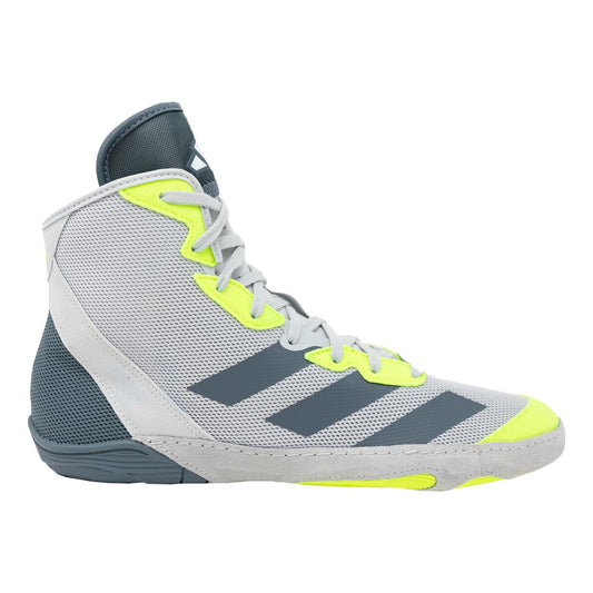 adidas Adizero Wrestling Shoes Light Grey/Onyx/Solar Yellow 10 - Renee Lane Company