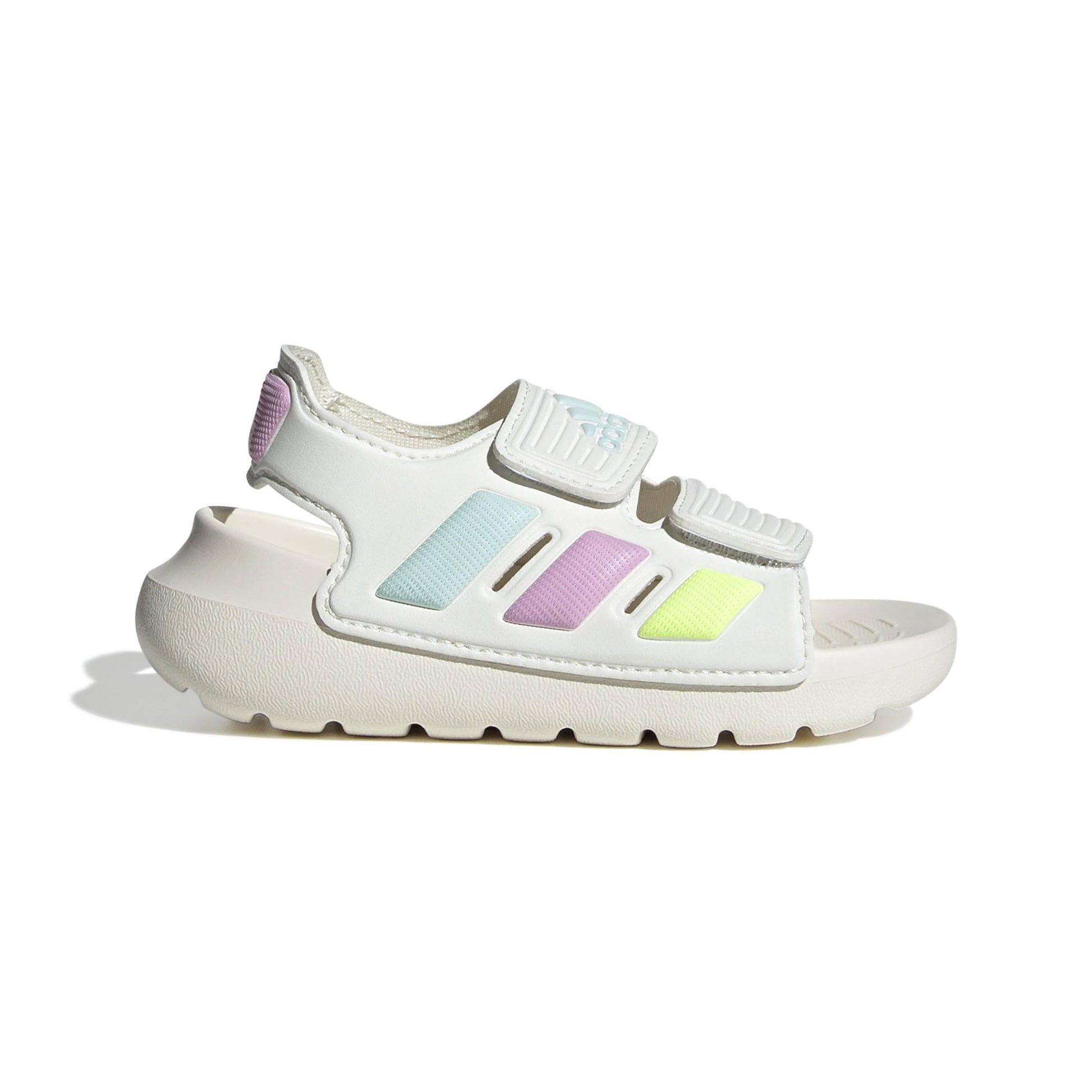 adidas Baby Altaswim 2.0 Slide Sandal Off White/Bliss Lilac/Halo Mint 5.5 US Unisex Infant - Renee Lane Company