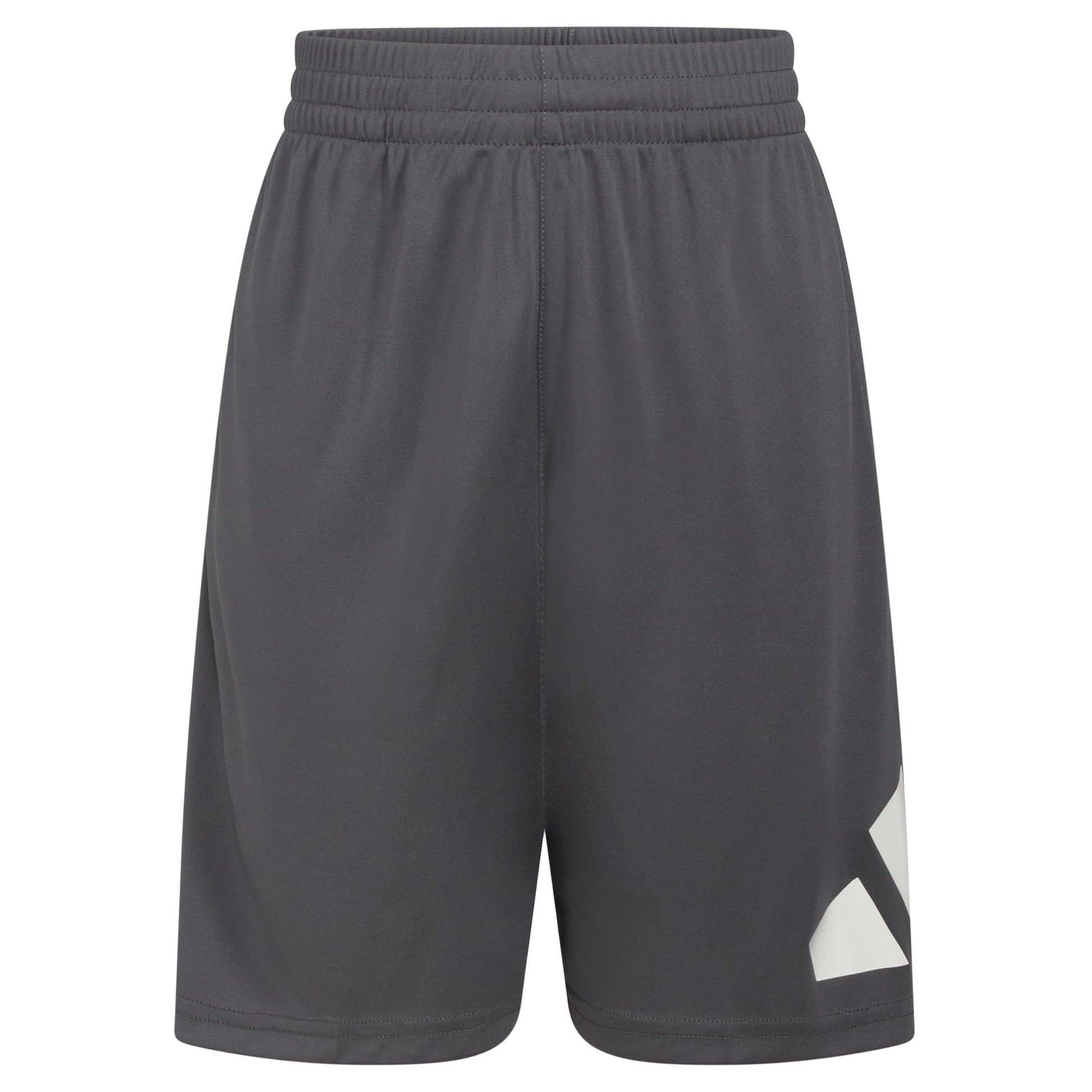 adidas Boys Elastic Waistband Essential Woven Sportswear Shorts Dark Grey - Renee Lane Company