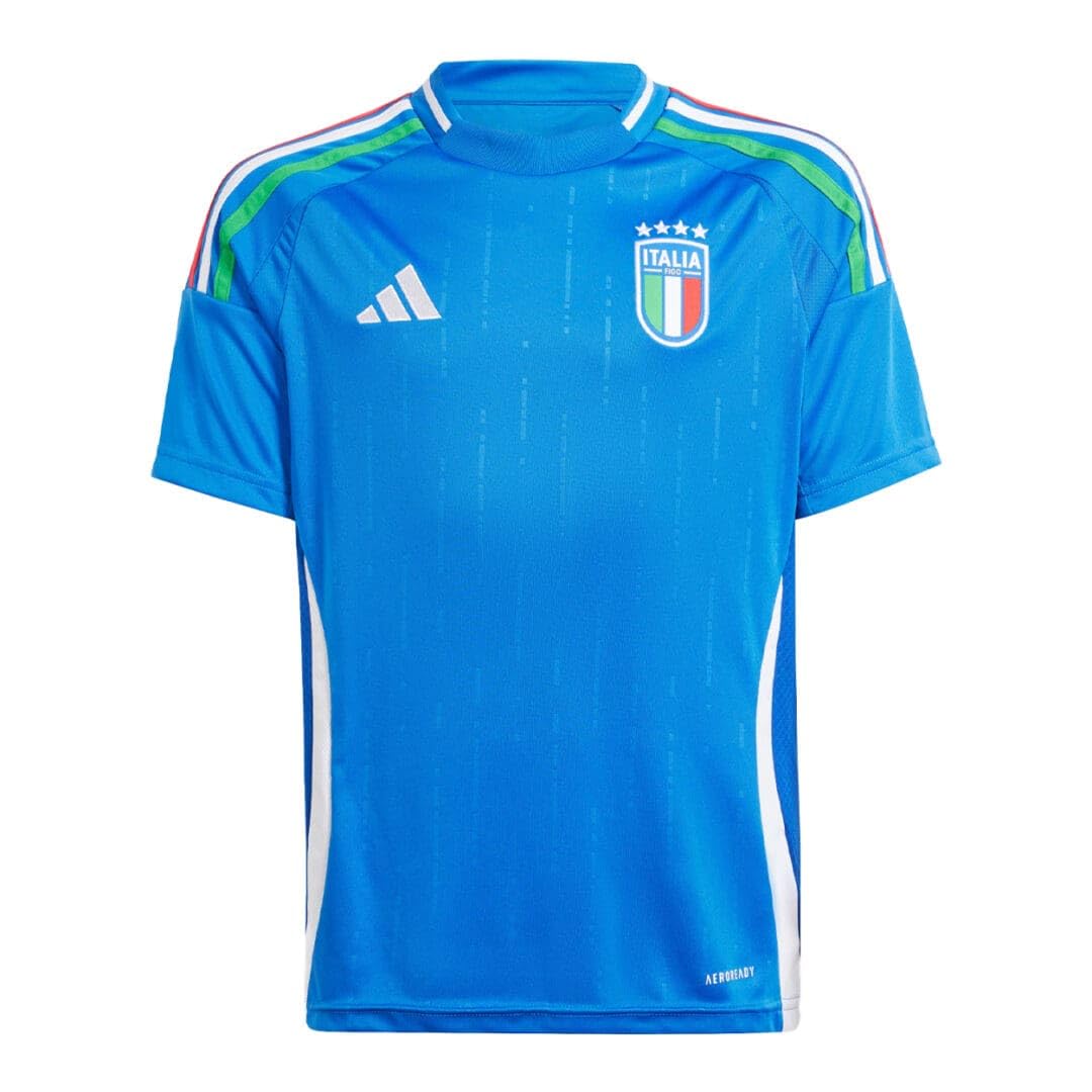 adidas Boys Italy 2024 Home Jersey Blue - Renee Lane Company