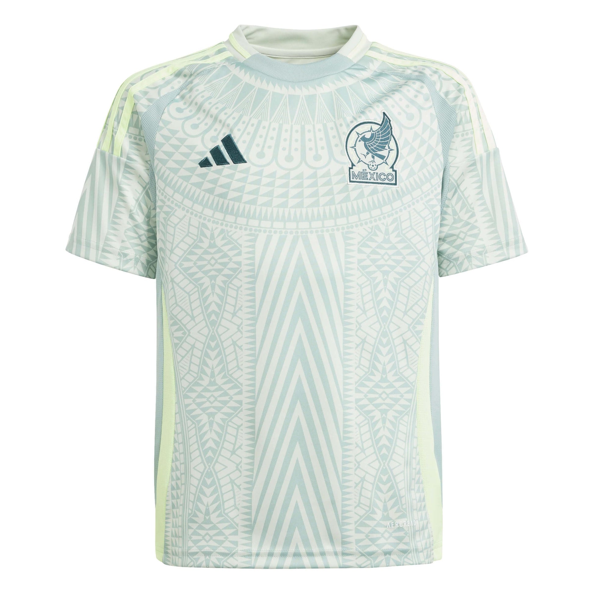 adidas Boys Mexico 2024 Away Jersey Linen Green - Renee Lane Company