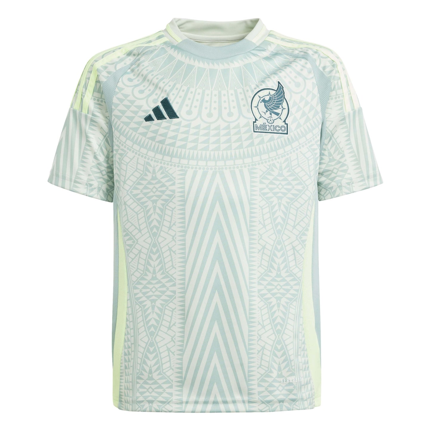 adidas Boys Mexico 2024 Away Jersey Linen Green - Renee Lane Company