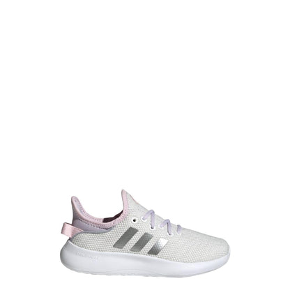 adidas Cloudfoam Pure Sneaker White/Silver Metallic/Silver Dawn 5.5 US Unisex Big Kid - Renee Lane Company