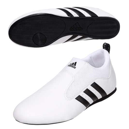 adidas Contestant Pro Ultralight Martial Arts Kung Fu Taekwondo Indoor Mat Training Shoes - White Black - Size 6.5 (245mm) - Renee Lane Company