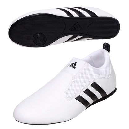 adidas Contestant Pro Ultralight Martial Arts Kung Fu Taekwondo Indoor Mat Training Shoes - White Black - Size 6.5 (245mm) - Renee Lane Company