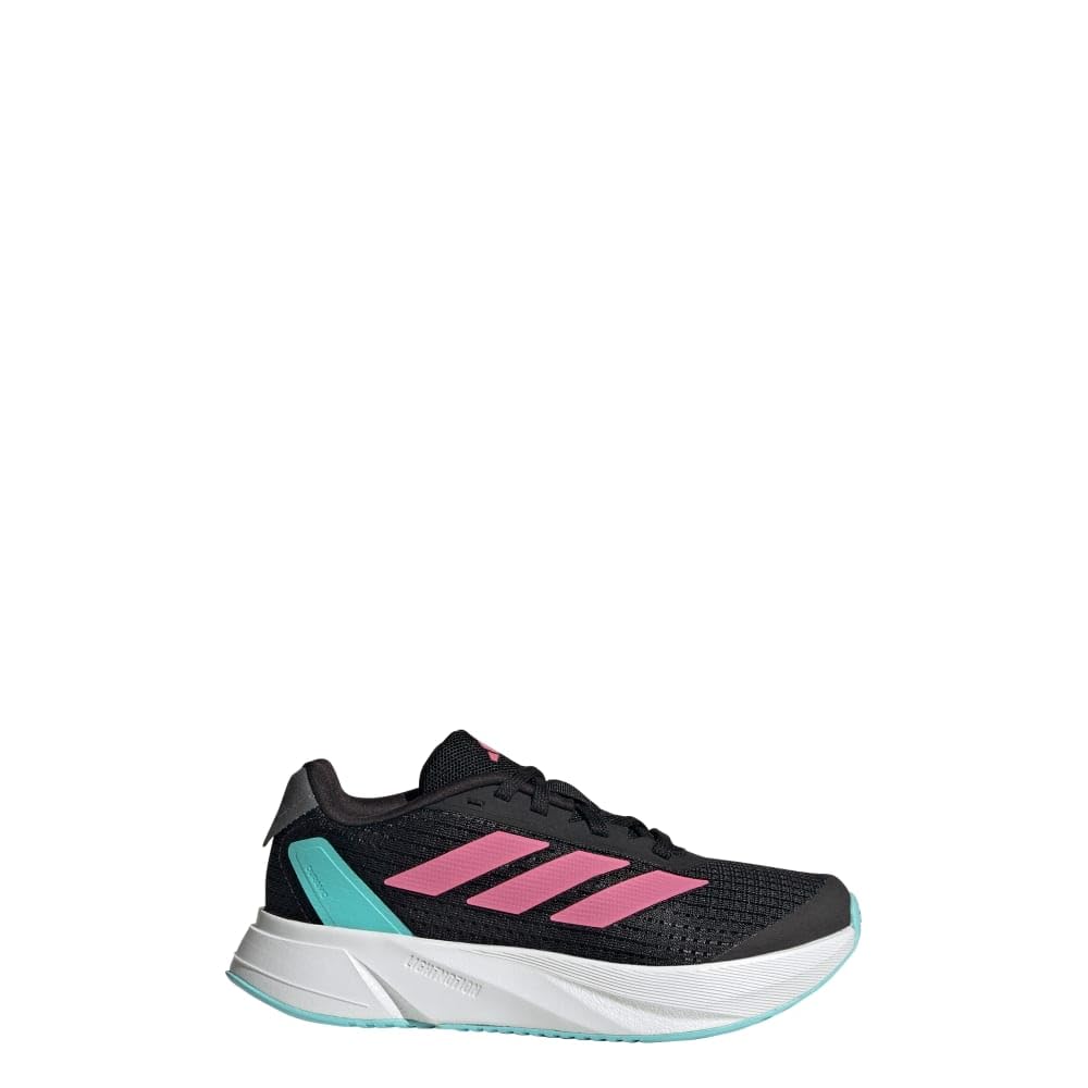 adidas Duramo SL Sneaker Black/Pink Fusion/White 12 US Unisex Little Kid - Renee Lane Company
