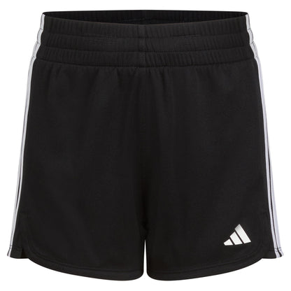 adidas Girls Plus Size 3-Stripes Mesh Shorts Black New - Renee Lane Company