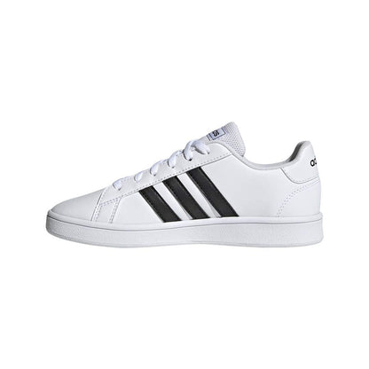 adidas Grand Court Sneaker White/Black/White 11.5 US Unisex Little Kid - Renee Lane Company