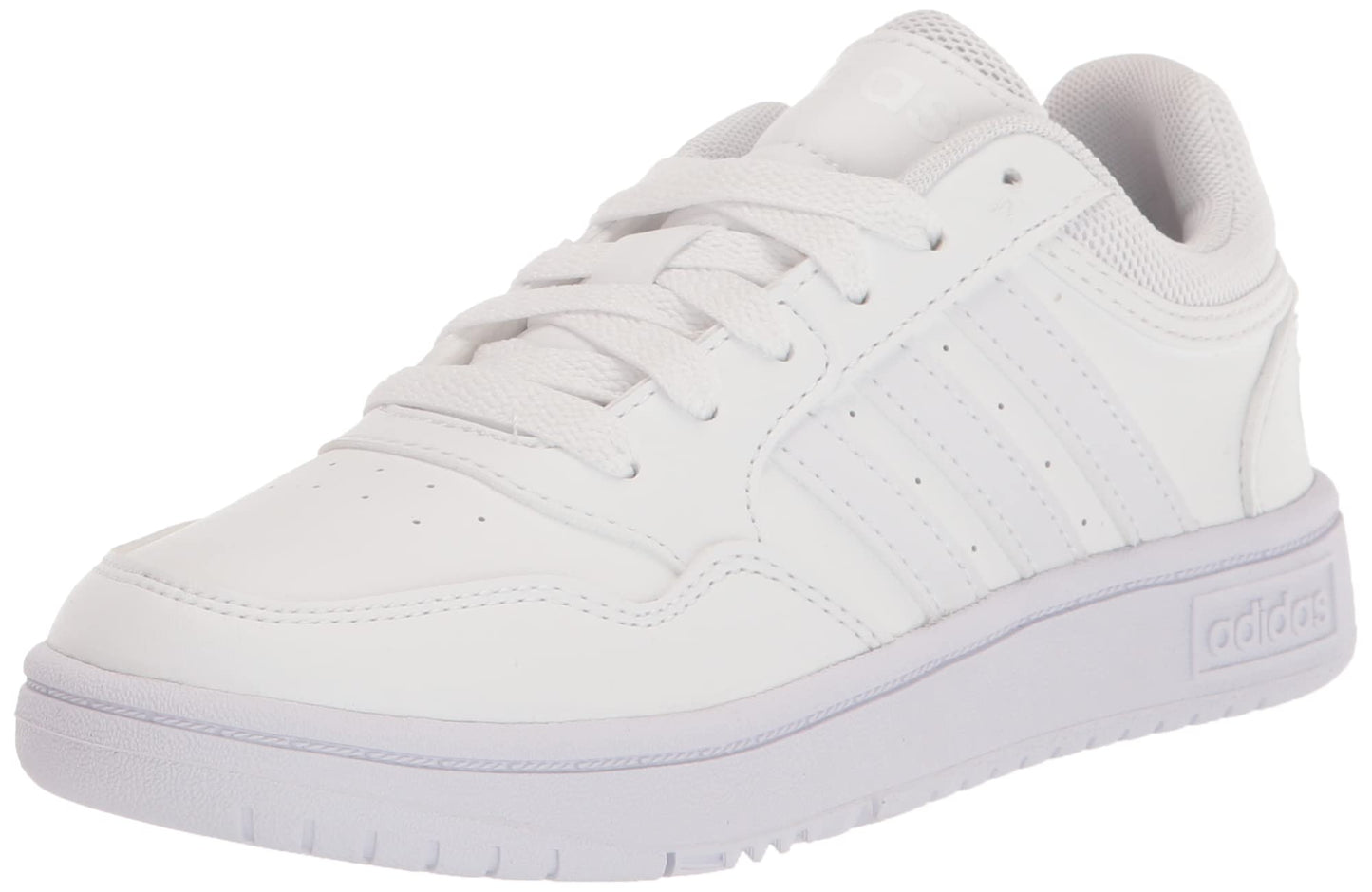 adidas Hoops 3.0 Low Top Basketball Shoe White/White/White 13 US Unisex Little Kid - Renee Lane Company