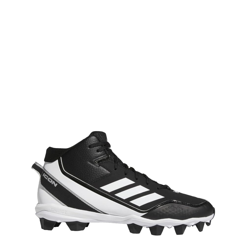 adidas Icon 7 Mid MD Cleats Mens Black Size 12 - Renee Lane Company