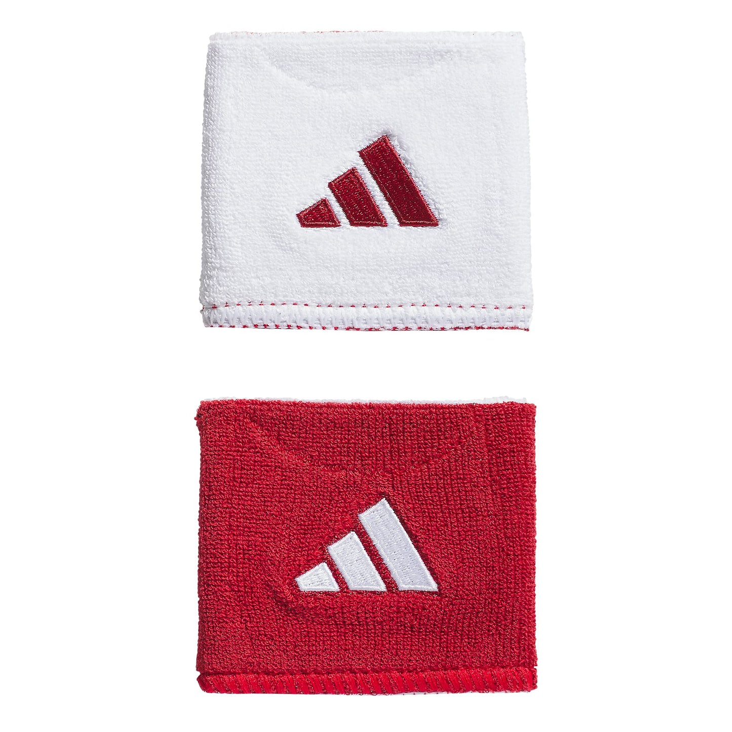 adidas Interval Reversible Wristband Team Power Red/White/2 One Size - Renee Lane Company