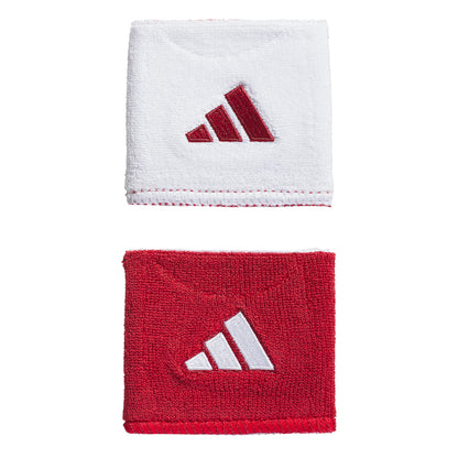adidas Interval Reversible Wristband Team Power Red/White/2 One Size - Renee Lane Company