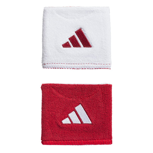 adidas Interval Reversible Wristband Team Power Red/White/2 One Size - Renee Lane Company