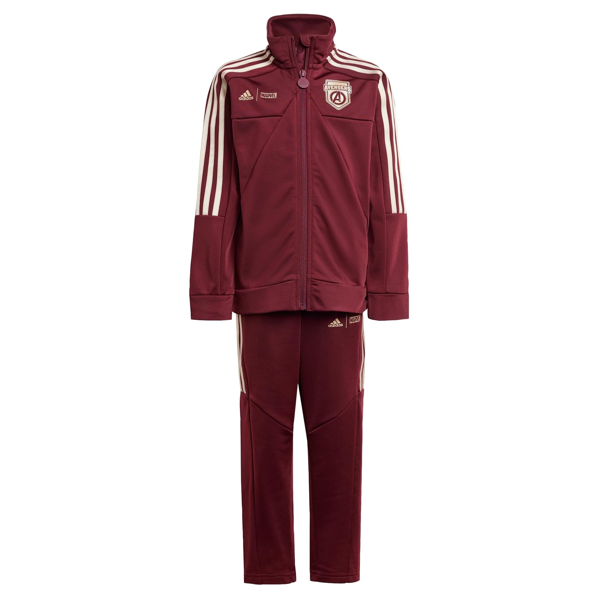 adidas Kids Marvel Avengers Tiro Track Suit Shadow Red/Wonder Gold Metallic - Renee Lane Company