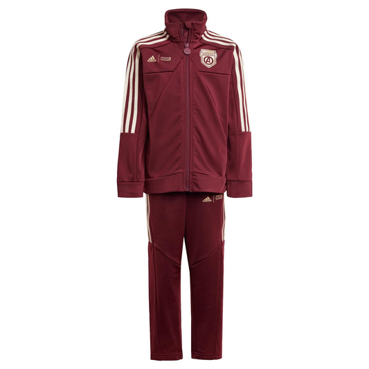 adidas Kids Marvel Avengers Tiro Track Suit Shadow Red/Wonder Gold Metallic - Renee Lane Company