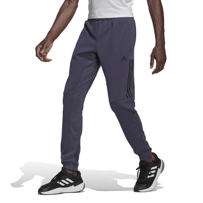 adidas Mens AEROREADY Yoga Pants Shadow Navy/Black Large - Renee Lane Company